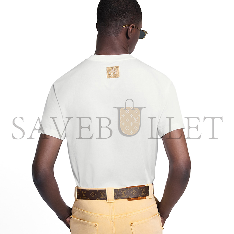 LOUIS VUITTON EMBROIDERED SIGNATURE T-SHIRT 1AHW87